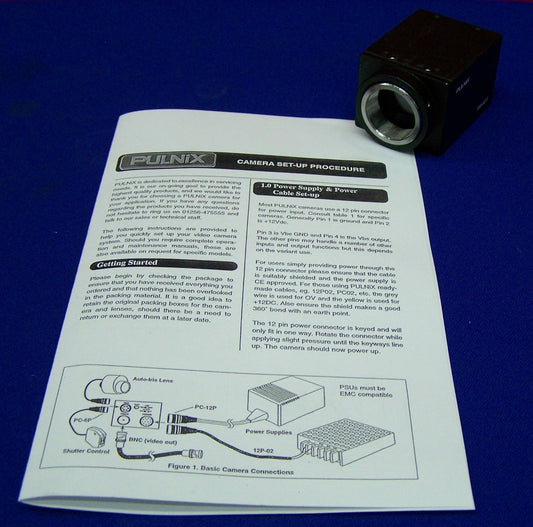 PULNIX TM-6EX CAMERA HOGE RESOLUTIE CCD MONOCHROOM VIDEO