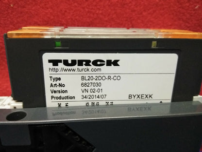 MODULE D'INTERFACE DE SORTIES RELAIS NUMÉRIQUES TURCK D-45466 BL20-2D0-R-C0