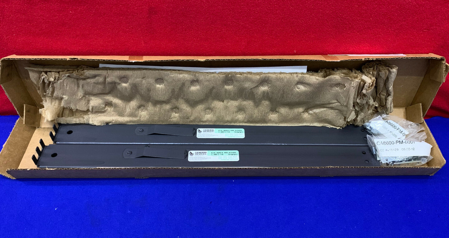 DISPOSITIVOS GENERALES C-300-S-118 1 JUEGO - SOPORTE DESLIZANTE PARA GABINETE DE 18"/37" SIN PIVOTE