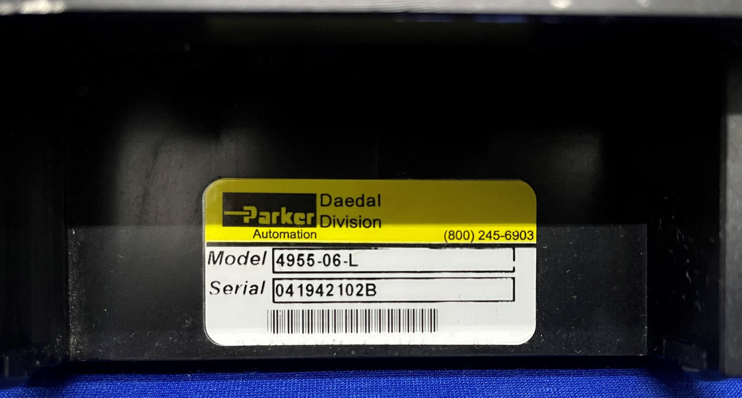 Parker Daedal 4955-06-L Handmatig aangedreven positioner Stage Ball spindel met vergrendeling