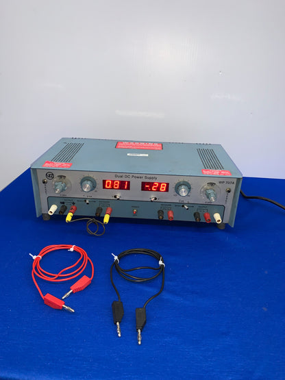 VIZ WP 707A /WP-707A SN K1605 デュアル DC 電源、入力 120 VAC 50-60HZ 225 ワット