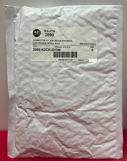 Allen Bradley AB 2090-K2CK-D15M SER A,CONNECTOR KIT K2K MOTOR FEEDBACK