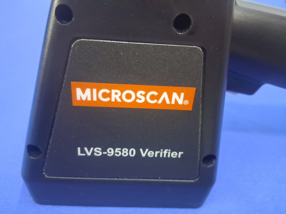 OMRON MICROSCAN LVS-9580 VERIFIER 9580-C-3 Handheld Barcode Verifier/ Scanner