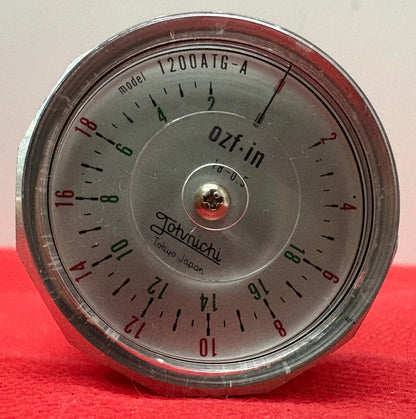 TOHNICHI / MOUNTZ  ATG TORQUE GAUGE 1200ATG-A ozf-in 18-0.5  w/ CASE