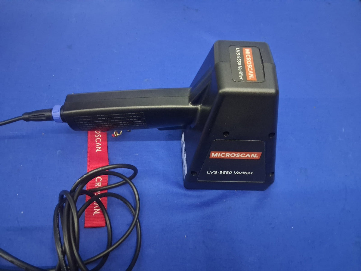 OMRON MICROSCAN LVS-9580 VERIFIER 9580-C-3 Handheld Barcode Verifier/ Scanner