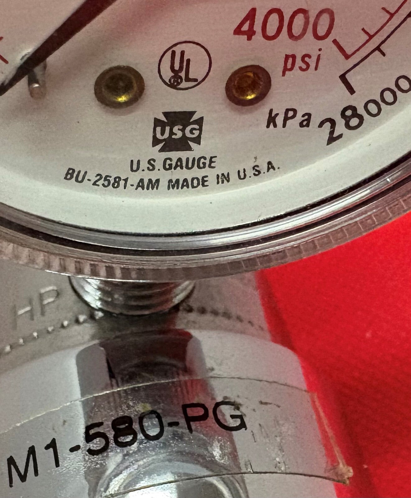 MEDICA WESTERN M1-580-PG NITROGEN FLOW GAUGE COMPRESSED GAS REGULATOR