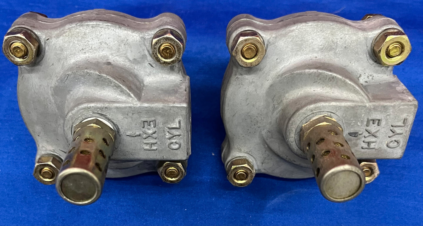 1 LOT QTY 2 - ASCO V0431 (AKA V043001) SHUTTLE VALVE 1/4" PIJP