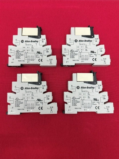 Allen Bradley 700-HLT12 Terminal Block Relay CAT. 700-TBR 224 Ser A 1 lot of 4