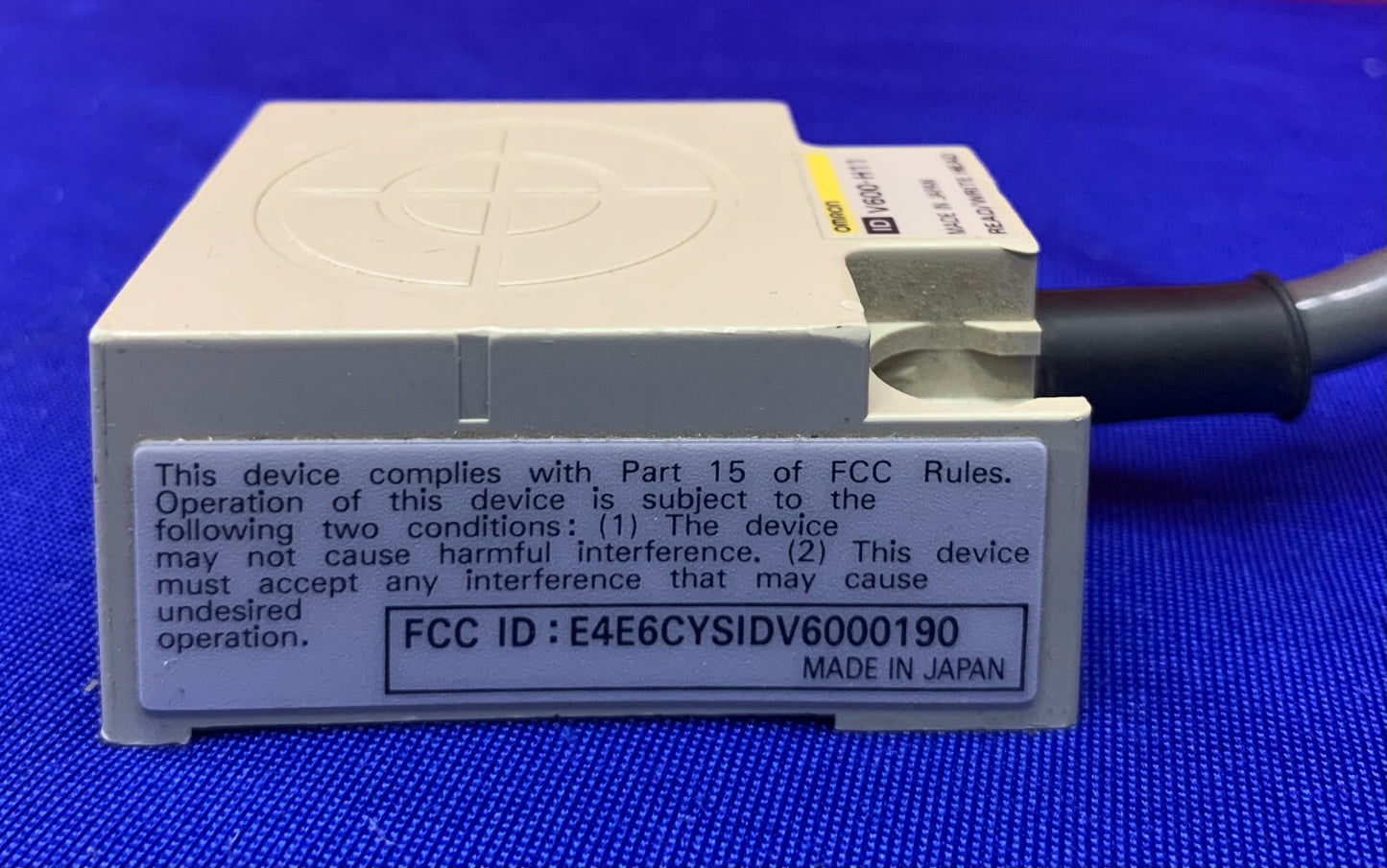 Module de lecture RFID Omron V600-H11 Tête R/W V600 (connecteur de câble manquant)