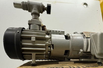 BUSCH RA0025.E506.1001 ROTARY VANE VACUUM PUMP W/ TOSHIBA MOTOR - PARTS REPAIR