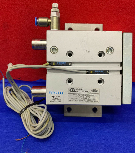 Festo DFM-25-50-PA-GF Cilindro guidato con sensore Sensori di prossimità
