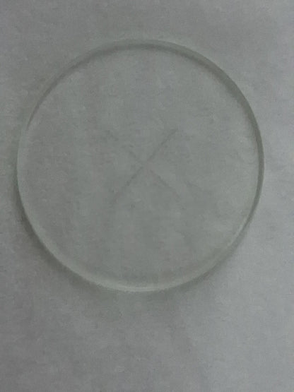 Leica 50-0-50 Numbered Scale Cross Hair Reticle 24.5mm Diameter 10mm Total Scale