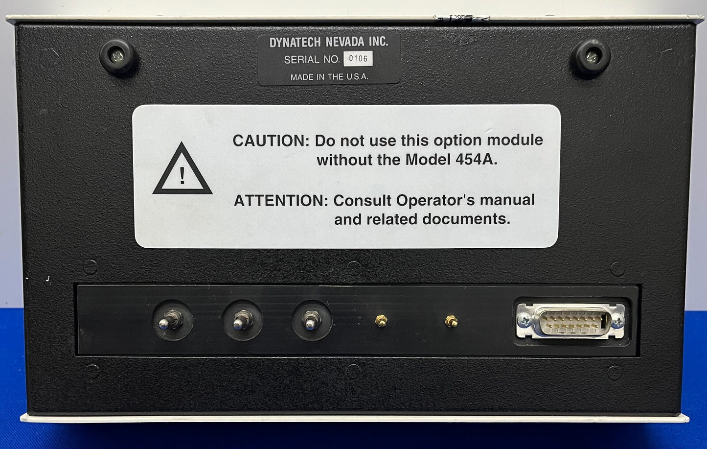 MODULE D'OPTION DYNATECH NEVADA 9513-0175 454A