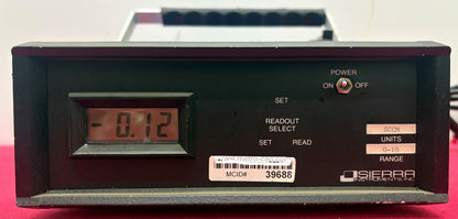 SIERRA 901M 10SCCM.N2 SINGLE CHANNEL READOUT & POWER SUPPLY SYSTEM -PARTS/REPAIR