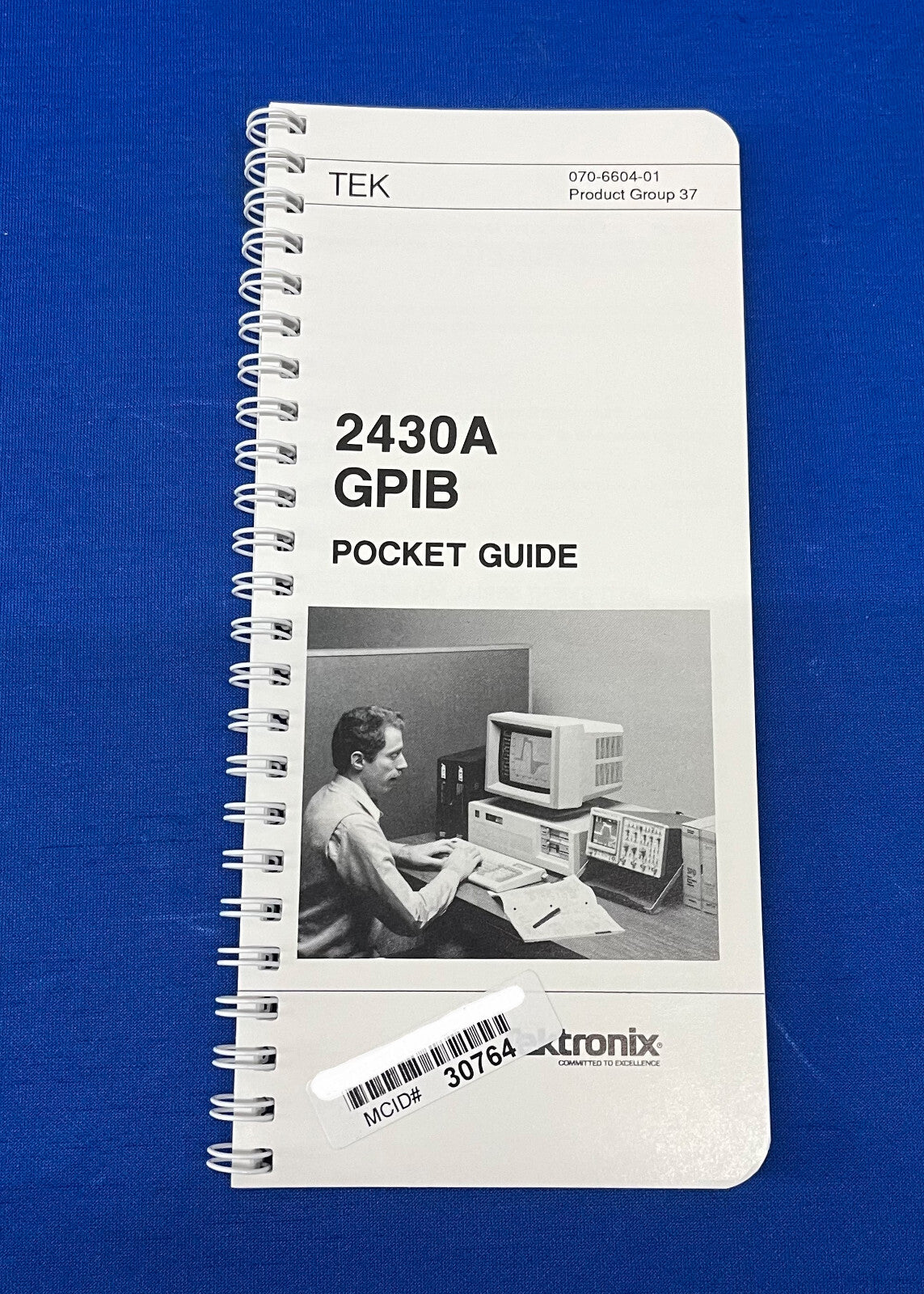 TEKTRONIX 2430A GPIB 070-6604-01 PRODUCT GROUP 37 POCKET GUIDE