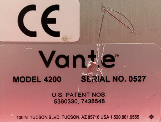 VANTE SAFFIRE™ 4200 RF GENERATOR (VANTE 4210 UNAVAILABLE) - FOR PARTS/REPAIR