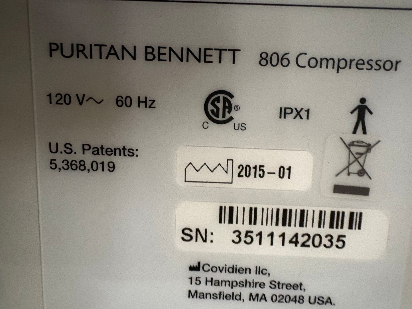 Puritan Bennett 840 Ventilator System PARTS AND REPAIR