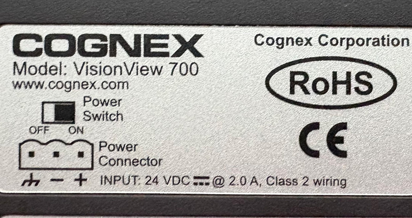 COGNEX VISIONVIEW 700 7” COLOR TOUCHSCREEN 821-0004-1R D PANEL