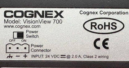 COGNEX VISIONVIEW 700 7” COLOR TOUCHSCREEN 821-0004-1R D PANEL