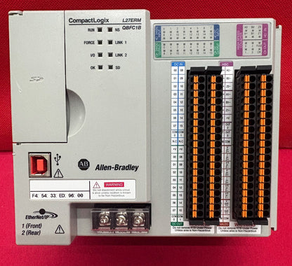 Allen-Bradley AB 1769-L27ERM-QBFC1B PN 92016 SER A CONTROLLER - PARTS/REPAIR