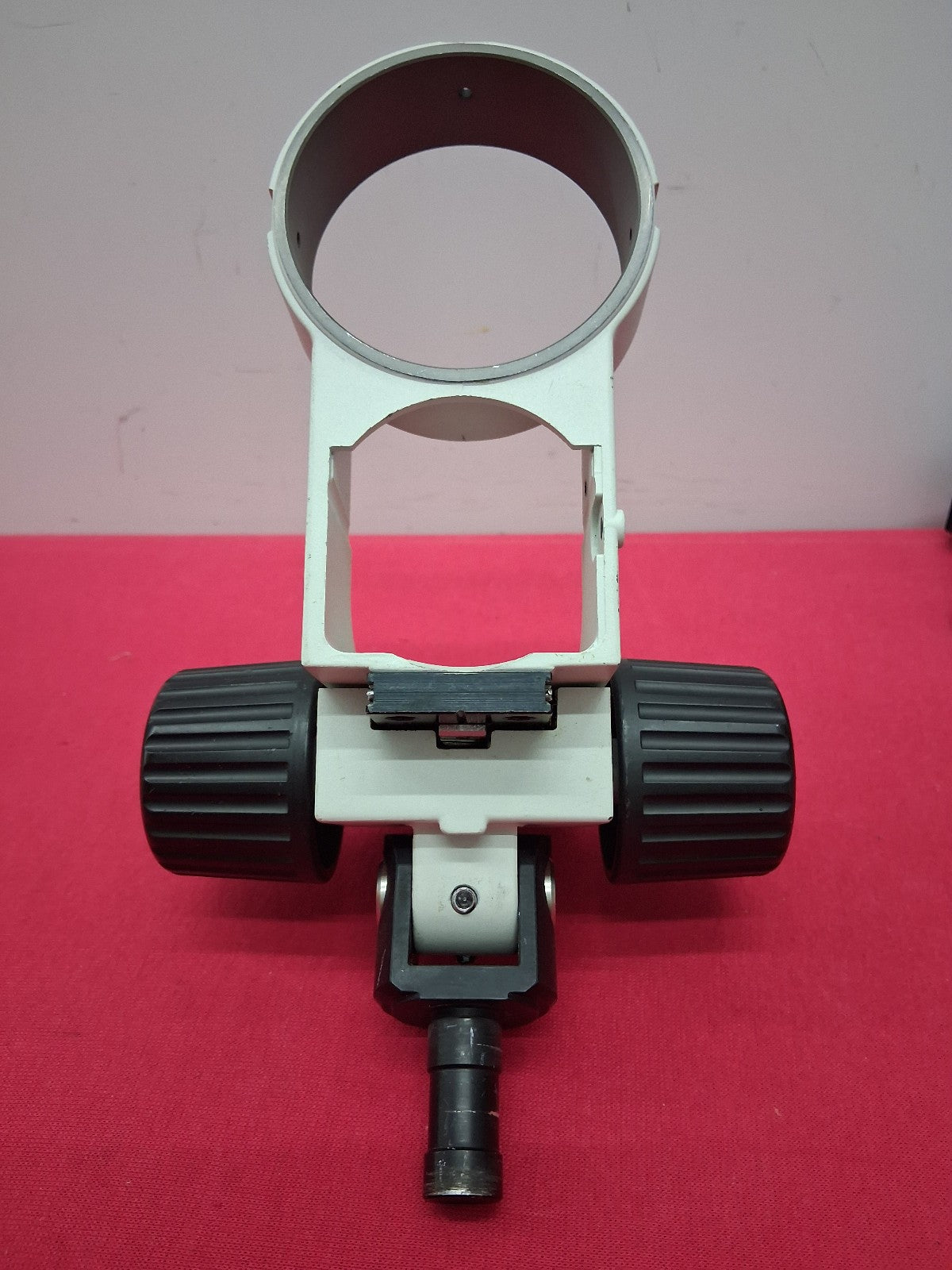OLYMPUS SZ2-STB1 E ARM FOCUS MOUNT POD HOLDER MICROSCOPE HEAD HOLDER 76 MM