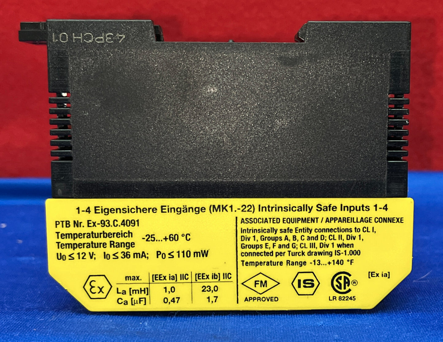 TURCK MK1-22UN-EX0 24VDC ISOLATING SWITCHING AMPLIFIER MULTI MODUL