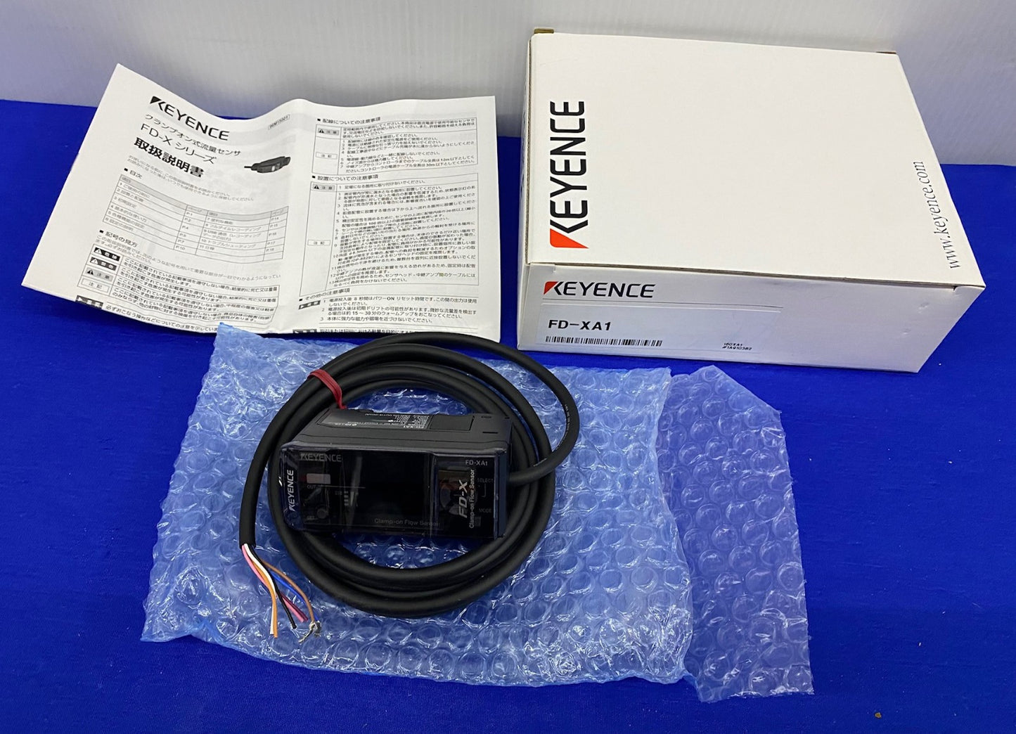 KEYENCE FD-XA1 FDXA1 160XA1 #1A910382A FLOW GAUGE GAGE