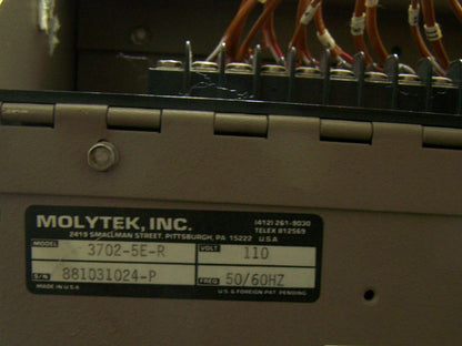 MOLYTEK 3702-5E-R PORTABLE RECORDER & DATA LOGGER