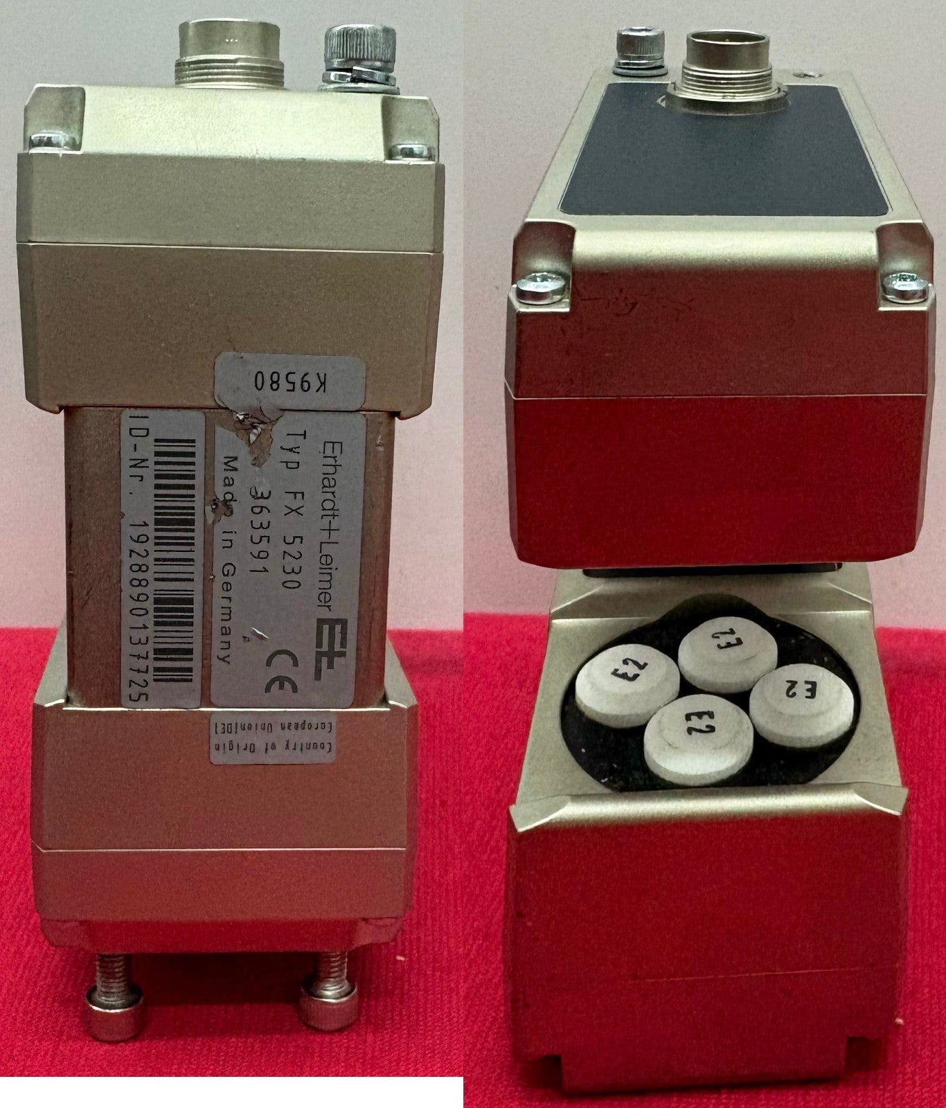 ERHARDT+LEIMER FX5230 ULTRASONIC EDGE SENSOR & DC3344 POSITION CONTROLLER PARTS