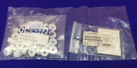 B/BRAUN AESCULAP ​​ENTHÄLT TA007879 1 PKG 50 FUSS &amp; TA021473 1 PKG 30 SICHERUNGEN 