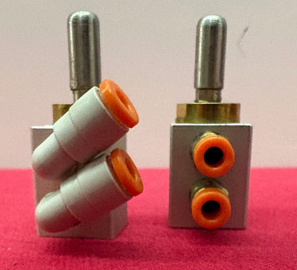 CONVUM TKY-W-8X4 PNEUMATIC DOUBLE-ACTING MINI-CYLINDER 8mm BORE DIAMETER - QTY 2