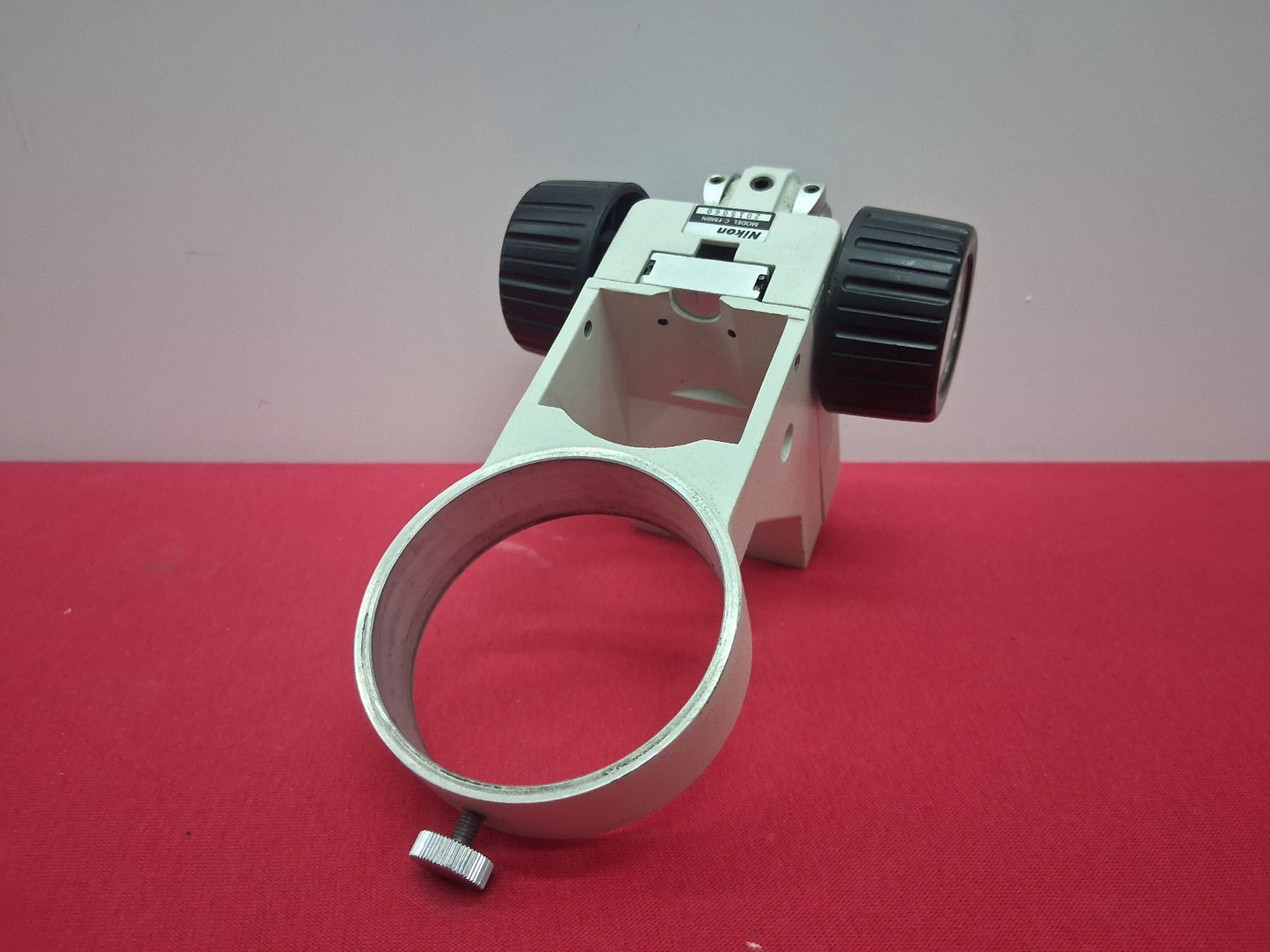 NIKON C-FMBN MICROSCOPE FOCUS MOUNT 76MM HOLDER E ARM MICROSCOPE HEAD HOLDER