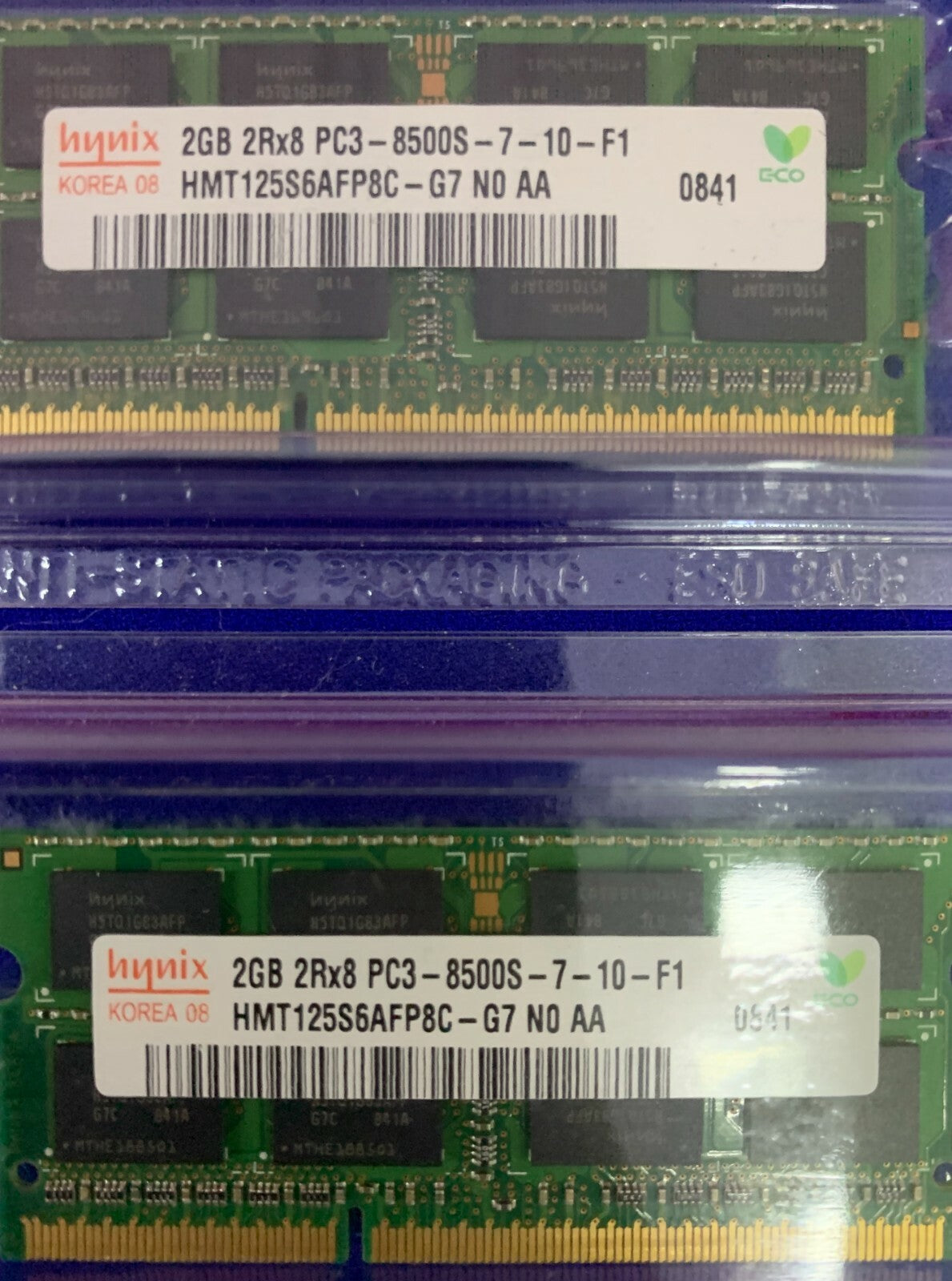 1 LOTTO DI 2 - HYNIX 2GB HMT125S6AFP8C-G7
