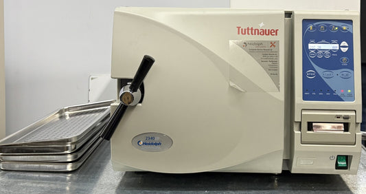 TUTTNAUER AUTOCLAVE STEAM STERILIZER W/ PRINTER 2340E NB 165828