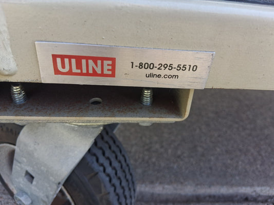 Uline H-373942" x 25" x 34" Instrument Cart Utility Cart Heavy Duty Frame