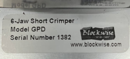 BLOCKWISE 6-BACKEN-KURZCRIMPERMASCHINE GPD GPJ 