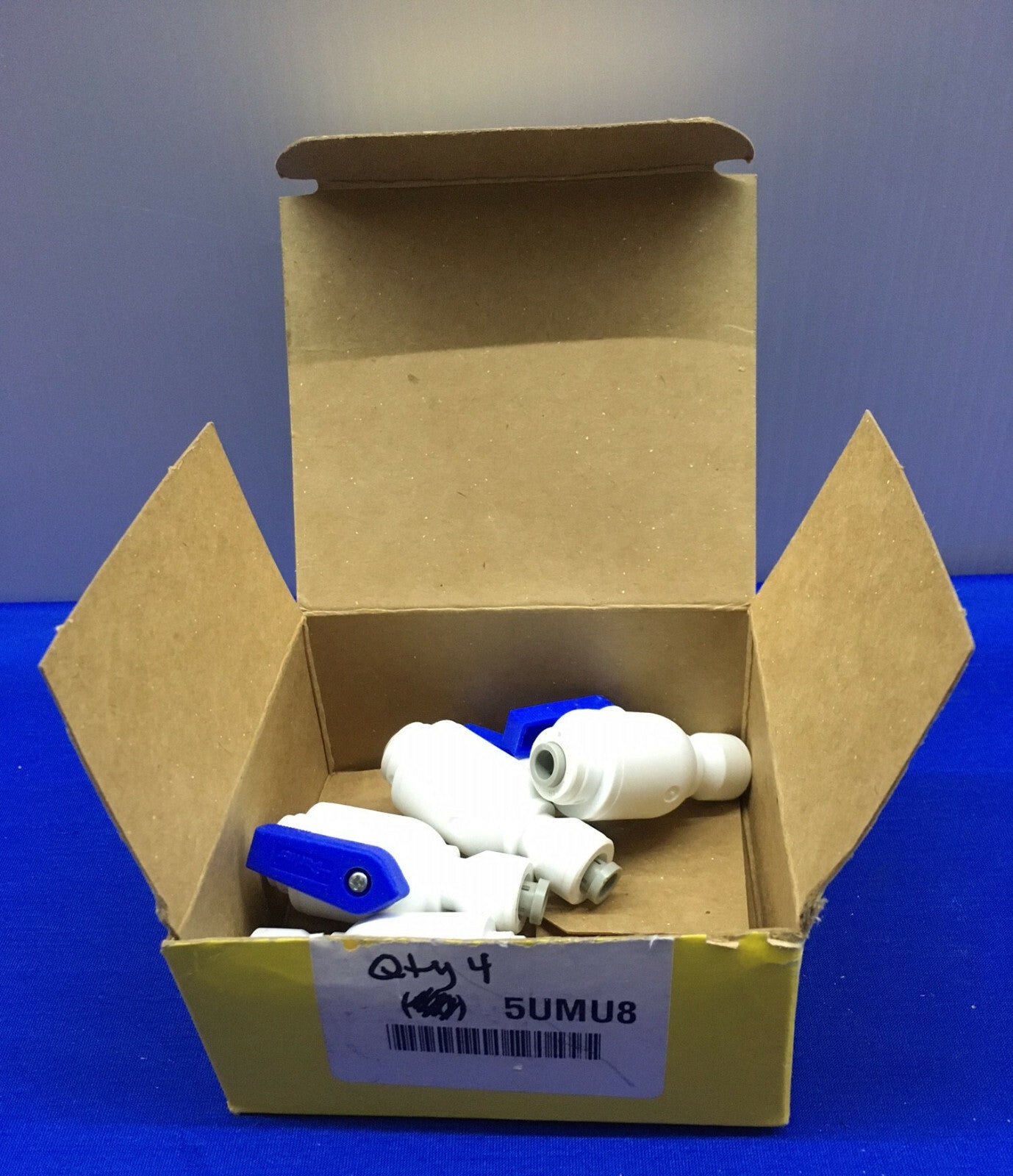 1 PAQUET DE 4 VANNES PARKER 5UMU8 VANNE À BILLE EN LIGNE TAILLE DE TUBE 1/4" TAILLE DE TUBE 1/4"