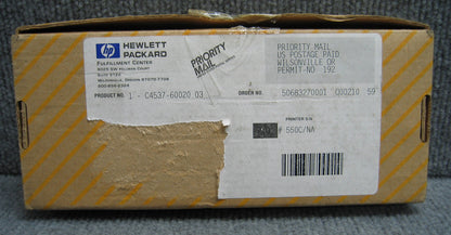 KIT DE NETTOYAGE D'ALIMENTATION PAPIER HEWLETT PACKARD HP C4537-80027 AVEC DISQUE HP DESK JET