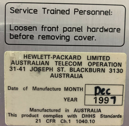 HP / HEWLETT PACKARD 75000 / VXI E1697A 155 Mb/s OPTISCHE LIJNINTERFACE