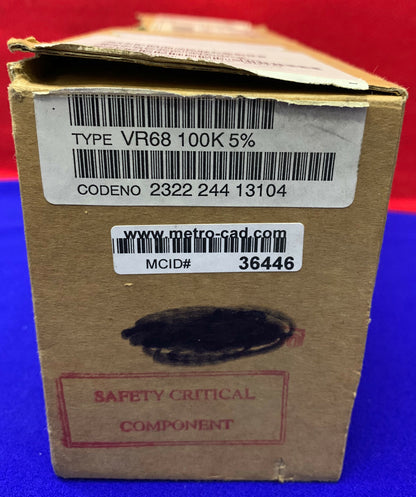 WEERSTANDEN 1W 100K 5% 1 PAKKET CA. HOEVEELHEID 400 PHILIPS COMPONENTEN VR68 0562516