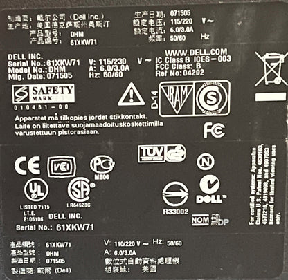 MICROSCOPIO ESPECTROMETRO DIGILAB UMA 600 010-0236-2/DELL DHM/TECLADO - PIEZAS 