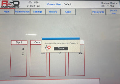 MAPLE SYSTEMS HMI5150XL OPERATION INTERFACE 15” TOUCHSCREEN 1024x768 RESOLUTION