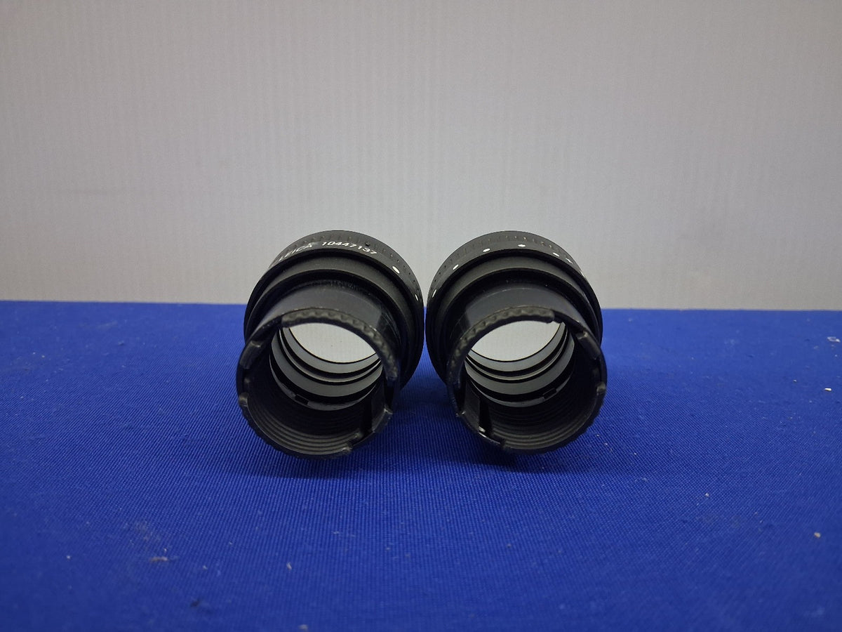 PAIR OF LEICA 10447137 10X/23 EYEPIECES STEREO ZOOM SELLING A 1 LOT OF QTY. 2