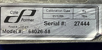Système de contrôle de pression à vide numérique Cole Parmer EW-68026-58 PC-100PSIG-