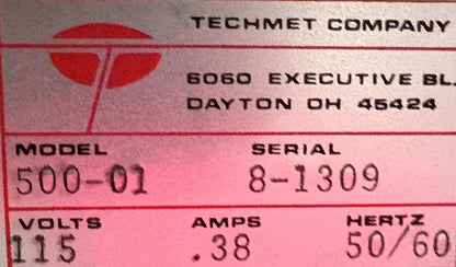 TECHMET LASERMIKE 500-01 MICROMETER W/ 500-02 LASER SCANNER - FOR PARTS/REPAIR