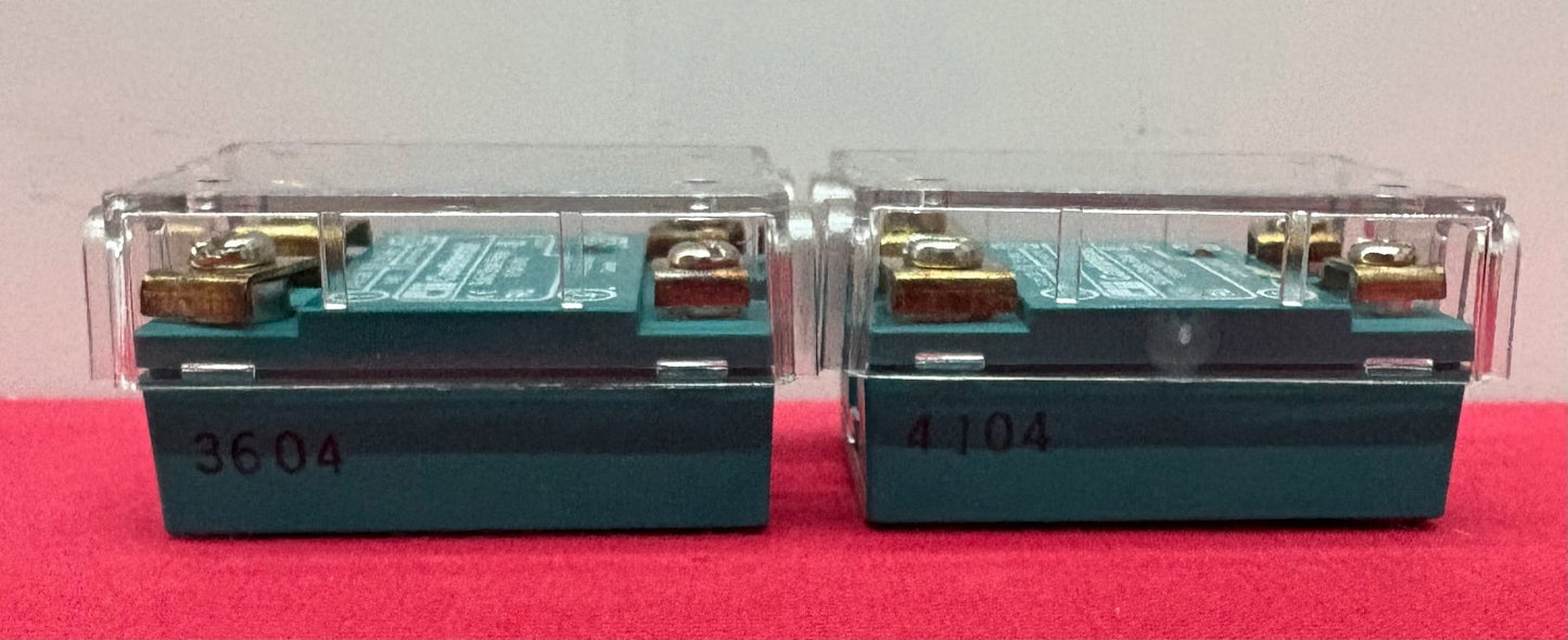 CONTINENTAL SOLID STATE RELAY SVDA/3V25  24-330VAC 25AMP  4 TO 32 VDC - QTY 2