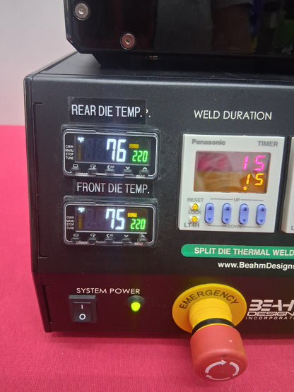 Beahm 320B Split Die Thermal Welder / Lap Joint Split Die Bonder / Polymer Tube