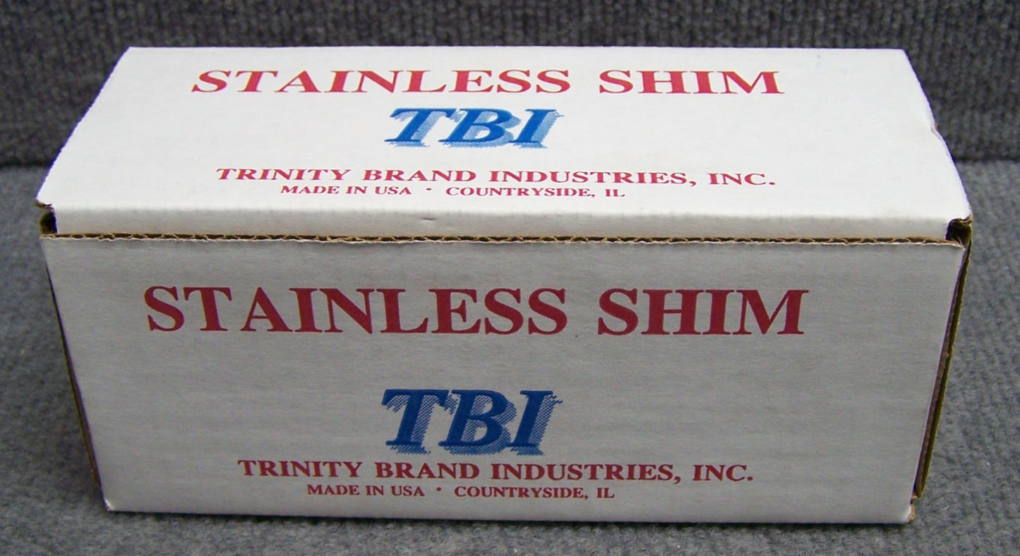 TRINITY BRAND SN-8 EDELSTAHL-UNTERLEGSCHEIBE, 6" BREIT, 50" LÄNGE, 0,008 DICKE