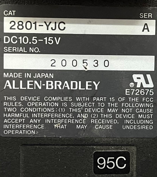 AB アレン ブラッドリー マシンビジョン RGB カラーカメラ 2801-YJC Ser A 10.5-15VDC