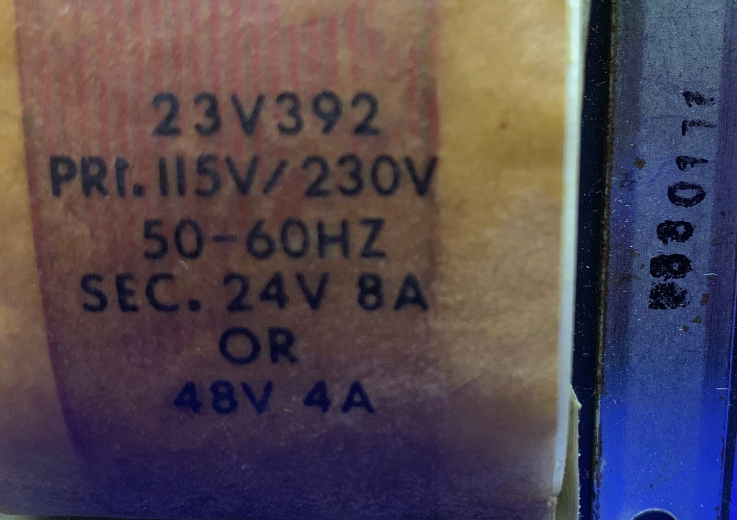 THORDARSON 23V392 CONTROL TRANSFORMER